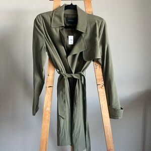 Banana Republic Olive Trench Jacket